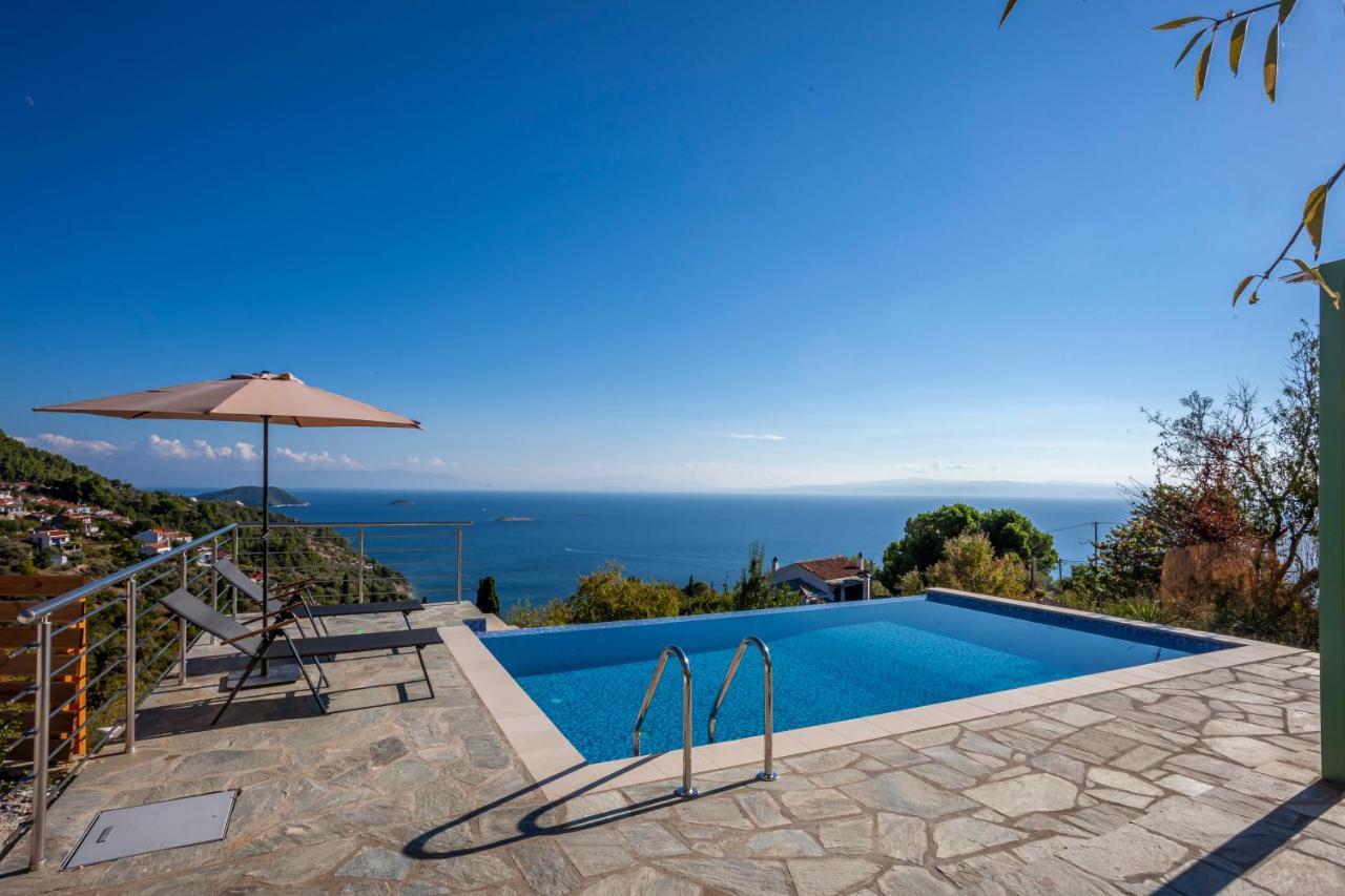 Olea Skopelos Villas With Swimming Pools & Sea View Panormos  Extérieur photo