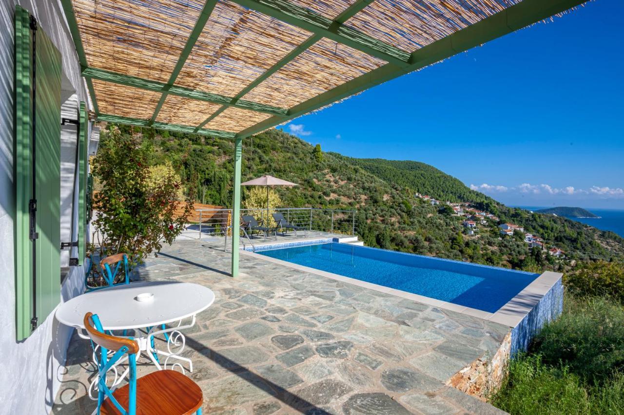 Olea Skopelos Villas With Swimming Pools & Sea View Panormos  Extérieur photo