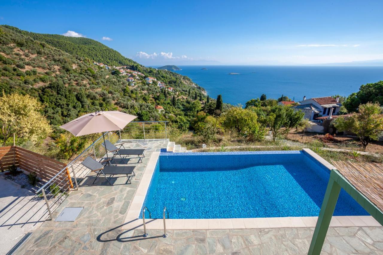 Olea Skopelos Villas With Swimming Pools & Sea View Panormos  Extérieur photo