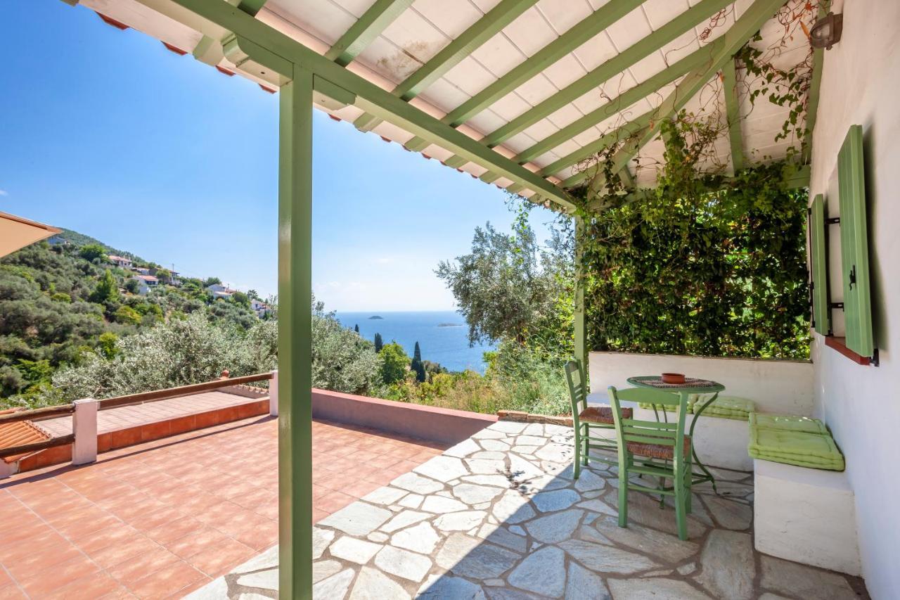 Olea Skopelos Villas With Swimming Pools & Sea View Panormos  Extérieur photo