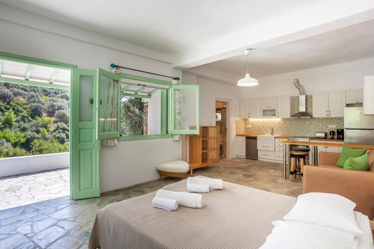 Olea Skopelos Villas With Swimming Pools & Sea View Panormos  Extérieur photo