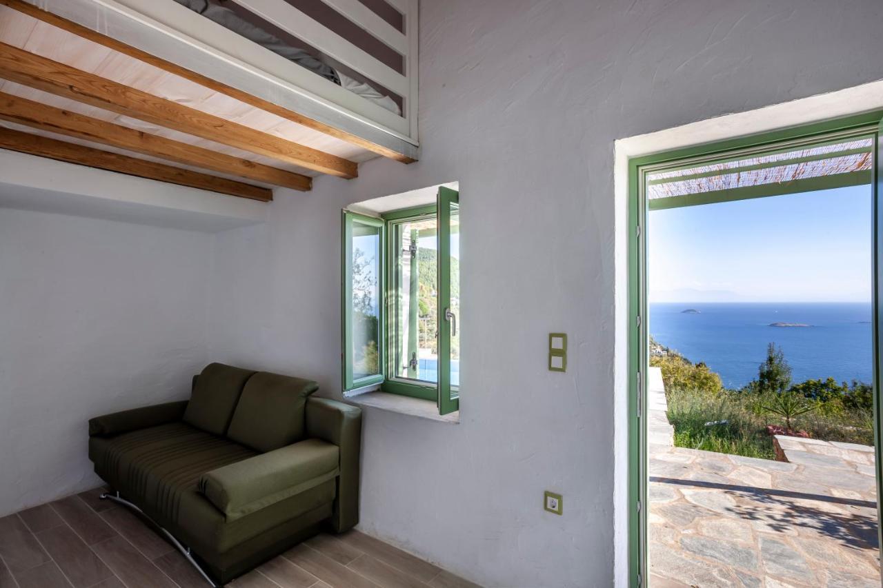 Olea Skopelos Villas With Swimming Pools & Sea View Panormos  Extérieur photo