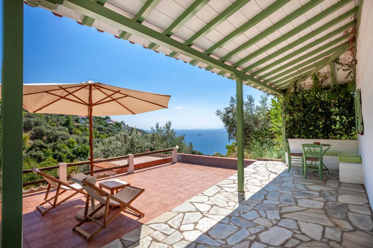 Olea Skopelos Villas With Swimming Pools & Sea View Panormos  Extérieur photo